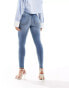 River Island skinny leg jean in mid-blue Голубой, EU 40 Regular - фото #5