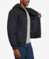 Фото #4 товара Men's Workwear Hoodie Bomber Jacket with Quilted Lining