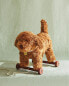 Children's soft toy dog with wheels Коричневый, 32 x 22 x 12 cm - фото #7