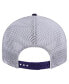 ფოტო #4 პროდუქტის Men's Purple LSU Tigers Throwback Circle Patch 9fifty Trucker Snapback Hat