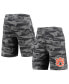Фото #2 товара Men's Charcoal, Gray Auburn Tigers Camo Backup Terry Jam Lounge Shorts