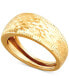 ფოტო #1 პროდუქტის Polished Diamond Cut Dome Ring in 10K Yellow Gold