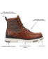 Фото #6 товара Men's Timber Tru Comfort Foam Moc Toe Lace-up Ankle Boots