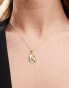 Фото #3 товара Kingsley Ryan Gold Plated cowboy hat necklace in gold