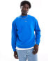 Levi's central baby tab logo relaxed fit sweatshirt in blue