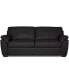 Фото #8 товара Lothan 79" Leather Apartment Sofa with 2 Cushions, Created for Macy's