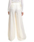 Фото #2 товара Michael Kors Collection Gabardine Palazzo Wool Trouser Women's White 6