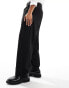 Selected Homme loose fit trousers in black