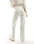 Фото #4 товара JJXX straight fit high waisted jeans in white