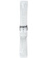 ფოტო #2 პროდუქტის Women's Digital T-Touch II Titanium Lady Diamond (1/2 ct. t.w.) White Leather Strap Watch 43mm