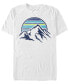 ფოტო #1 პროდუქტის Men's Generic Additude Mount Range Pocket Short Sleeve T-shirt