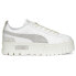 Puma Mayze Thrifted Platform Womens White Sneakers Casual Shoes 38986101