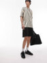 Футболка man Oversize in Ecru Stripes