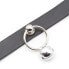 Фото #3 товара Collar with Hoop and Bell Black