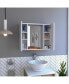 Фото #7 товара Artemisa Medicine Cabinet, Double Door, Mirror, One External Shelf - White