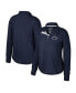 ფოტო #1 პროდუქტის Women's Navy Penn State Nittany Lions Cressida Raglan Half-Snap Top