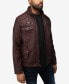 Men's Faux Shearling Lining Utility Jacket