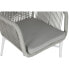Садовое кресло Home ESPRIT Белый Серый Алюминий синтетический ротанг 57 x 63 x 84 cm