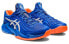 Фото #3 товара Кроссовки Asics Court FF 3 Novak сетчатые сине-оранжевые