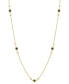ფოტო #1 პროდუქტის Black & White Diamond Collar Necklace (1 ct. t.w.) in 10k Gold, 16" + 2" extender
