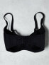 Фото #2 товара ASOS DESIGN Curve 2 pack microfibre moulded t-shirt bra in black & white