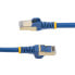 Фото #3 товара 7m CAT6a Ethernet Cable - 10 Gigabit Shielded Snagless RJ45 100W PoE Patch Cord - 10GbE STP Network Cable w/Strain Relief - Blue Fluke Tested/Wiring is UL Certified/TIA - 7 m - Cat6a - S/UTP (STP) - RJ-45 - RJ-45