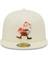 Фото #3 товара Men's Cream Cleveland Browns Chrome Color Dim 59FIFTY Fitted Hat