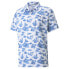 Фото #1 товара Puma Cloudspun Mowers Short Sleeve Polo Shirt Mens Blue Casual 532162-03