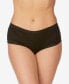 Трусы женские Hanky Panky Dream Lace-Trim Boyshort Underwear Черный, S - фото #1