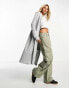 Фото #1 товара Noisy May lightweight longline cardigan in grey