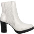 Matisse Ava Round Toe Chelsea Booties Womens White Casual Boots AVA-100 8.5 - фото #1