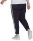 Фото #2 товара Essentials Plus Size 3-Stripe Tapered Pants
