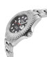 ფოტო #2 პროდუქტის Men's Wall Street Swiss Automatic Silver-Tone Stainless Steel Watch 39mm