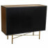 Sideboard Alexandra House Living Brown Metal Glass Fir wood MDF Wood 35 x 80 x 100 cm