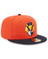 Фото #4 товара Men's Orange Las Vegas Aviators Authentic Collection Alternate Logo 59FIFTY Fitted Hat