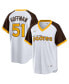 Фото #2 товара Men's Trevor Hoffman White San Diego Padres Home Cooperstown Collection Player Jersey