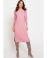 Фото #6 товара Long Sleeve Rib Knit Sweater Dress