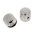 Allparts Metal Dome Knobs Nickel