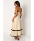 Yana Maxi Women's Dress cream black, Large - фото #5