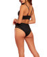 Фото #2 товара Women's Juniper Stretch Satin Lingerie Bodysuit with Cut Out and Front Tie