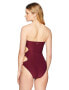 Фото #2 товара Vince Camuto Women's Bandeau Sz. 6 One Piece Swimsuit 150024