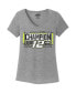 Фото #2 товара Женская футболка Team Penske серого цвета с V-образным вырезом Ryan Blaney, Чемпион NASCAR Cup Series 2023