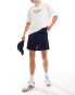 Jack & Jones linen shorts with drawstring in navy