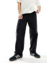 Фото #1 товара Weekday Frej relaxed fit workwear trousers with pocket detail in black