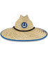 Фото #3 товара Men's Natural Indianapolis Colts NFL Training Camp Official Straw Lifeguard Hat