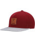 Men's Burgundy and Gray All The Way Snapback Hat