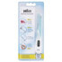 Braun PRT 1000 - Contact - Turquoise,White - Oral,Rectal,Underarm - 32 - 42.9 °C - 10 s - LCD