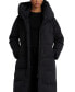 Фото #3 товара Women's Oversized-Collar Hooded Puffer Coat