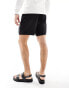 Hollister 7inch parachute cotton nylon cargo shorts in black Черный, S - фото #4