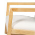 Фото #2 товара Кресло-качалка Белый Натуральный древесина каучукового дерева Ткань 60 x 83 x 72 cm
